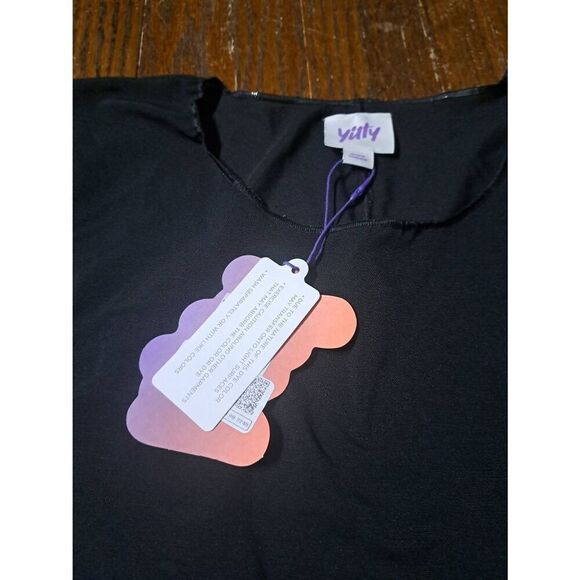 New 4X Fabletics Yitty Iconic Black Mesh Me Smoothing Sleeved Thong Bodysuit NWT - Picture 9 of 9